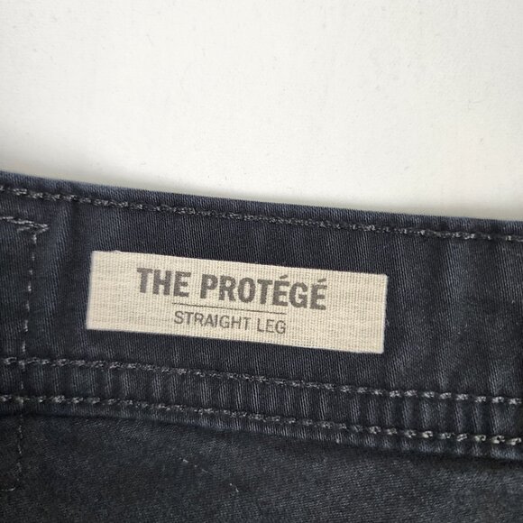 Adriano Goldschmied AG Jeans Mens 32x30 Black The Protege Straight Leg USA - Picture 8 of 10
